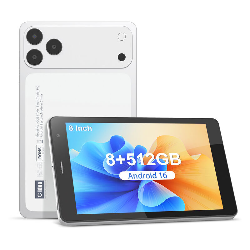 C Idea 8 polegadas Android 16 Tablet 8GB RAM 512GB ROM Modelo CM817 ar