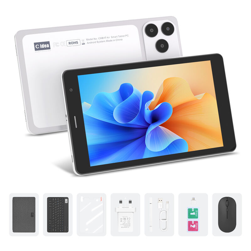 C Idea 8 polegadas Android 16 Tablet 8GB RAM 512GB ROM Modelo CM817 ar