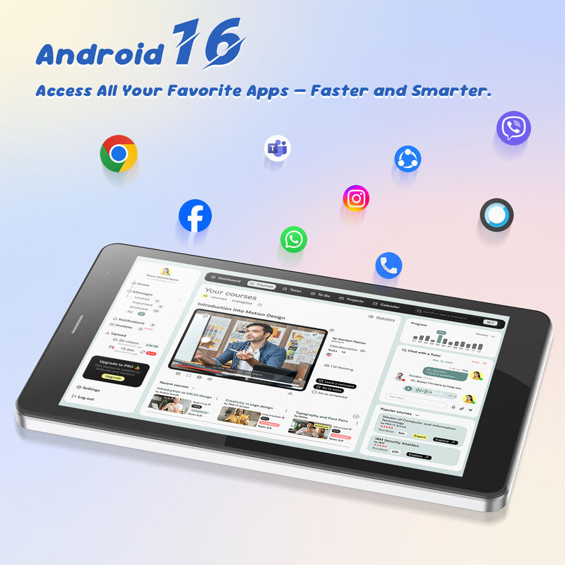 C Idea 8 polegadas Android 16 Tablet 8GB RAM 512GB ROM Modelo CM817 ar
