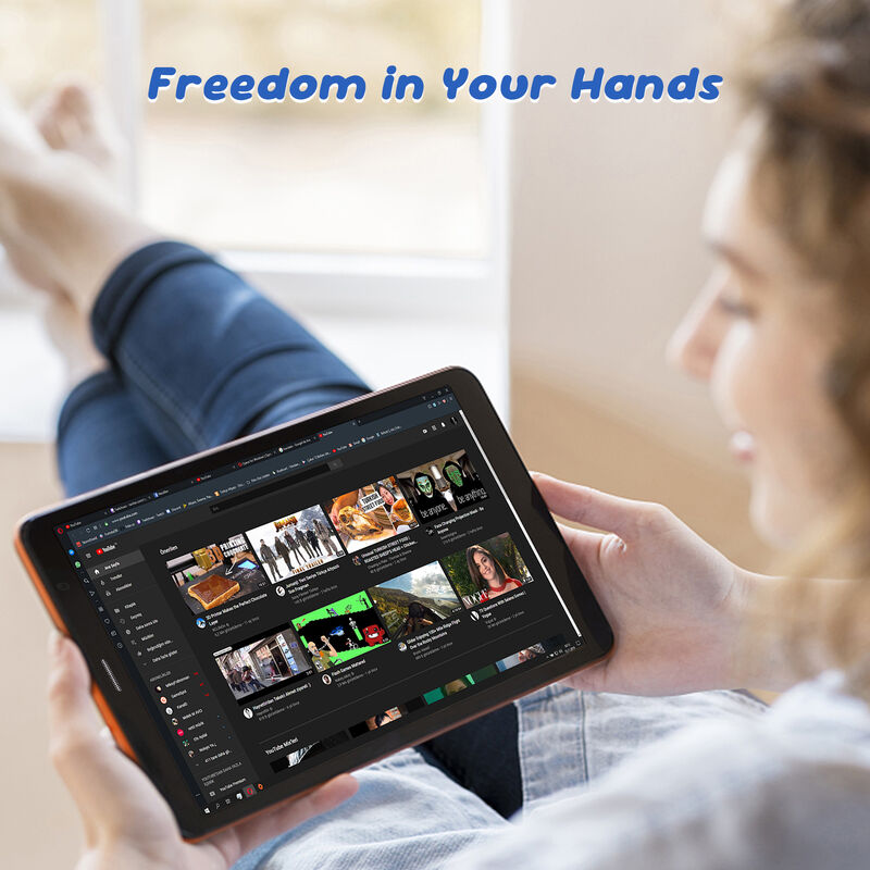 Tablet Wifi C idea de 7 polegadas com capa, 8+256GB de armazenamento, processador Quad Core, tela sensível ao toque IPS de 600x1024 CM517 air