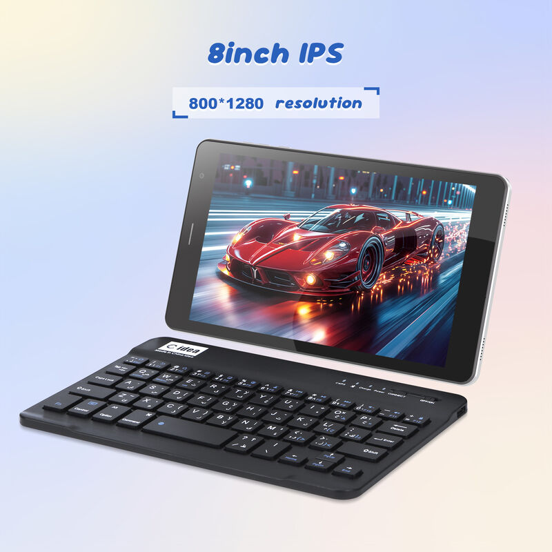 Tablet Wifi C idea de 7 polegadas com capa, 8+256GB de armazenamento, processador Quad Core, tela sensível ao toque IPS de 600x1024 CM517 air