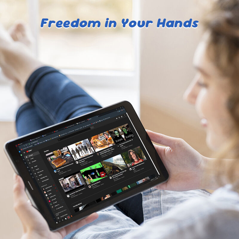 Tablet Wifi C idea de 7 polegadas com capa, 8+256GB de armazenamento, processador Quad Core, tela sensível ao toque IPS de 600x1024 CM517 air
