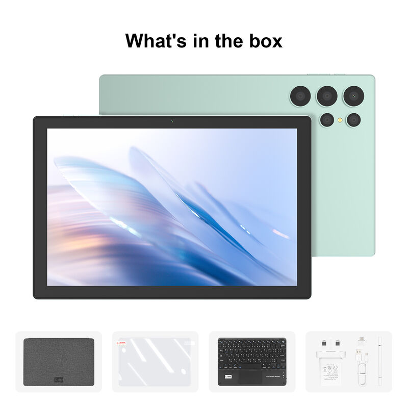 C Idea 10 polegadas Tablet Android CPU Snapdragon com Teclado para Estudante CM9000ultra Verde