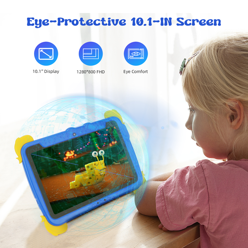 Tablet Android de 10,1 polegadas C Idea 4GB RAM 64GB ROM Kidspad P1100
