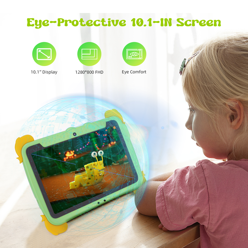 Tablet Android de 10,1 polegadas C Idea 4GB RAM 64GB ROM Kidspad P1100