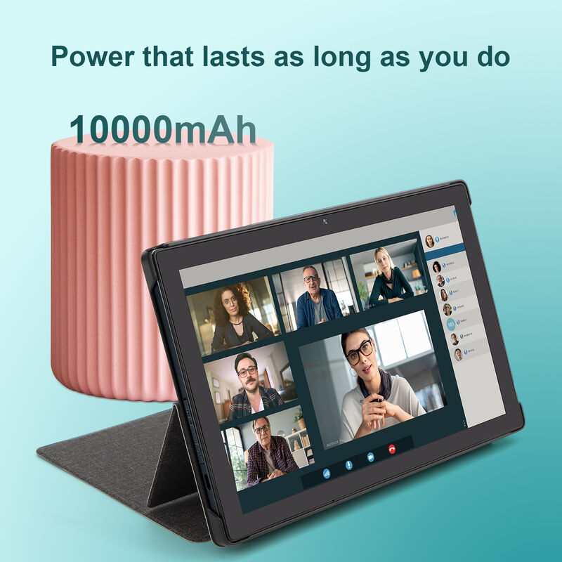 C Idea 10.1 polegadas Tablet PC Dual Camera Wi-Fi HD Resolução de tela capacitiva 8GB RAM 1TB ROM Entretenimento e uso comercial (preto)