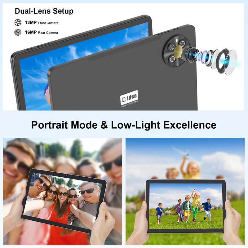 C idéia Fator CM8800 Plus 10,1 polegadas tela HD Sistema Android 8GB + 1TB Grande armazenamento Adultos Tablet PC com teclado de mouse