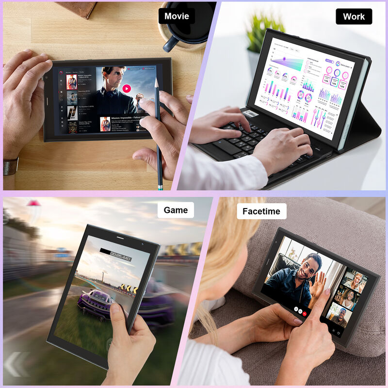 C Idea CM824 Ultra 8 polegadas Android 16 Business Tablet Quad-Core 8GB 512GB Armazenamento FHD Touch Screen Tablet com câmera dupla (preto)