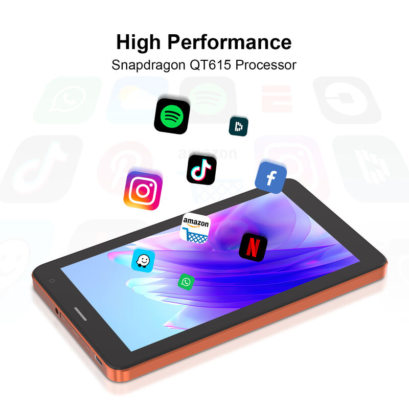 C Idea CM517 Air Tablet PC de 7 polegadas Android 16 Qualcomm Processador Ecrã HD Capacitivo Com Cobertura Protetora
