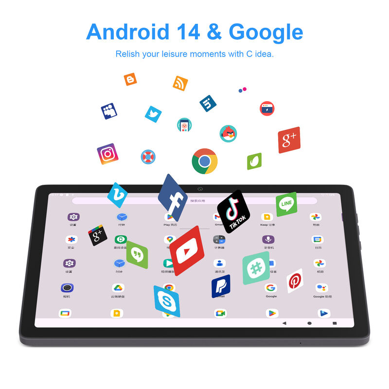 C Idea 10,59 Polegadas 8GB de RAM 128GB ROM Tablet PC Android 16 Octa Core Câmera Dupla WiFi Business Tablet (P1350)