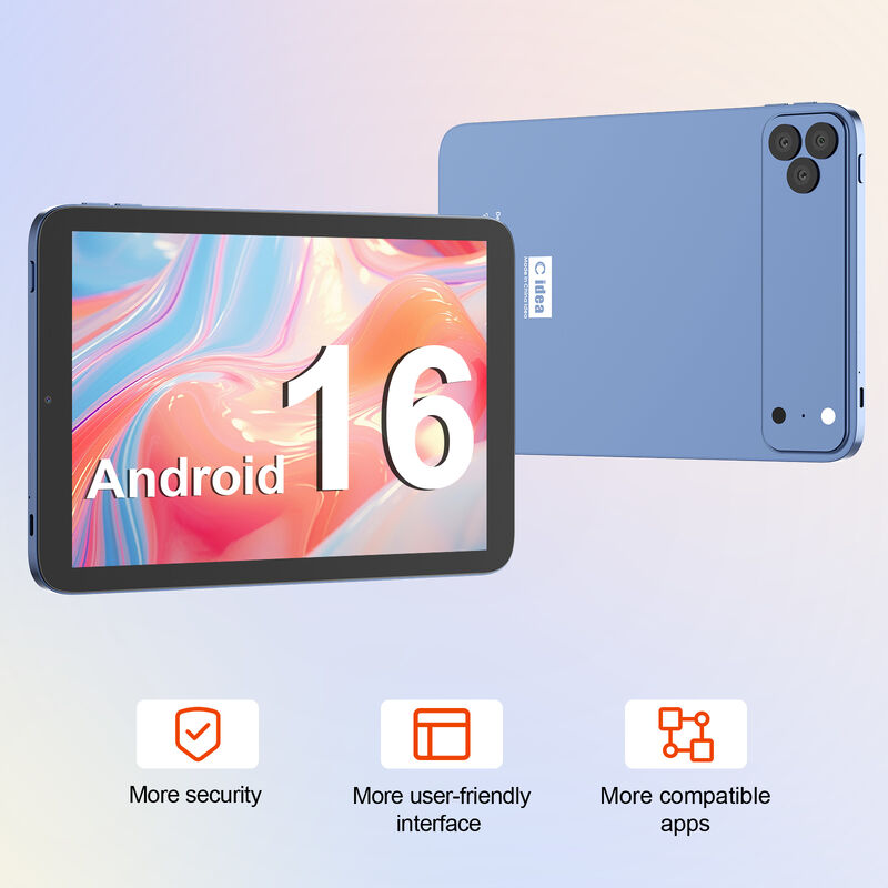 C Idea ODM/OEM 10.1 polegadas Android 16 Business Tablet PC 8GB RAM 1TB Armazenamento Wi-Fi FHD Touch Screen (CM10017 Air-Blue)